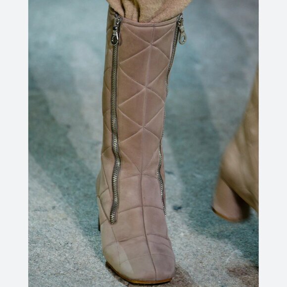 Marc Jacobs Suede Ankle Moto Boots, Size 38.5 - Picture 13 of 14